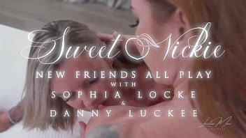 New friends with sweet vickie and danny luckee