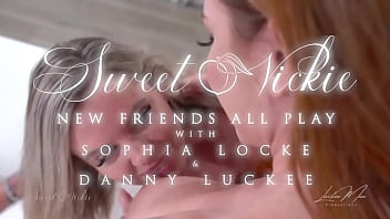 New friends with sweet vickie and danny luckee