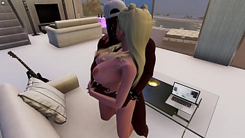 3dxchat bbc destroys hot blonde's ass