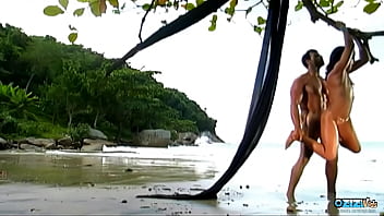 The attractive brunette loves having anal sex on the beach with her naughty partner The attractive brunette loves having anal sex on the beach with her naughty partner