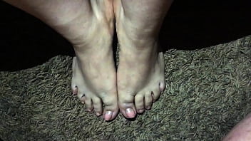 Pov cumshot on feet Pov cumshot on feet