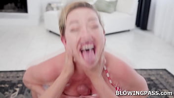 Adira allure loves doing blowjob scenes this time not just a normal cock sucking but also getting her throat stretched out as her guy face fucks her
