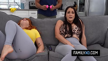 Stepdaughter seduce her new stepdad and ended up having a threesome with him and her stepmom Stepdaughter seduce her new stepdad and ended up having a threesome with him and her stepmom