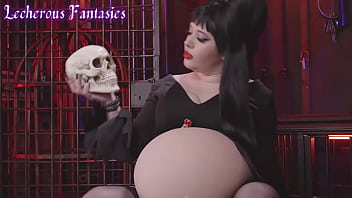 Elvira captures and vores peeping tom pov