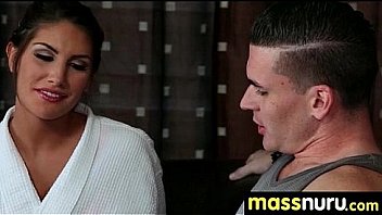 Nuru massage ends with a hot shower fuck 11