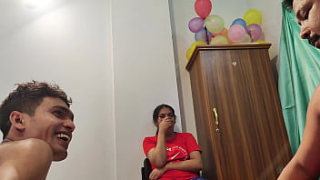 Rumpa21 the bengali gets fucked in the threesome of course but not only the black girl gets fucked but also the two guys fuck each other in the tight pussy during the villag threesome the slut and the guys enjoy fucking each other in the threesome