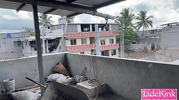 I sucked and fucked my boyfriend dick in construction site