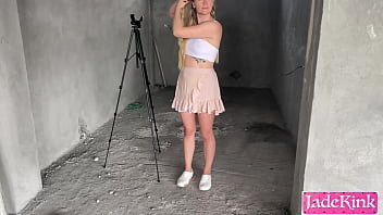 I sucked and fucked my boyfriend dick in construction site