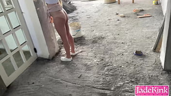 I sucked and fucked my boyfriend dick in construction site