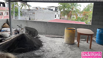 I sucked and fucked my boyfriend dick in construction site