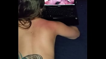 An attractive young couple fucking