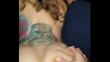 An attractive young couple fucking