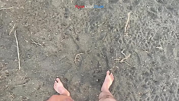 Masturbating under a bridge