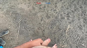 Masturbating under a bridge