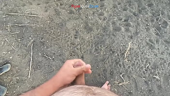 Masturbating under a bridge