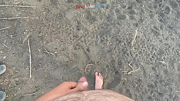 Masturbating under a bridge