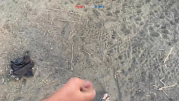 Masturbating under a bridge