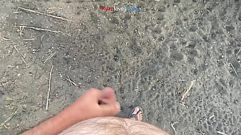 Masturbating under a bridge