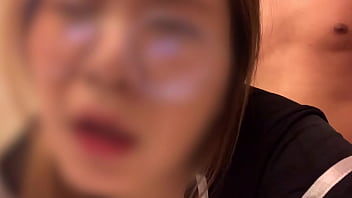 A very cute girl with glasses gets cummed in her pussy full of cum A very cute girl with glasses gets cummed in her pussy full of cum