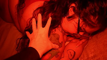 Creepy man fucks big slut after sneaking into her room late night