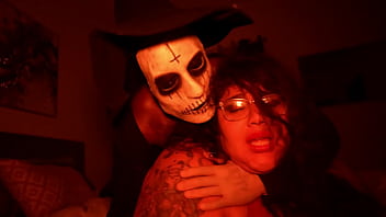 Creepy man fucks big slut after sneaking into her room late night