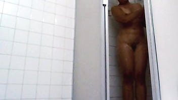 Bathroom shower water wet real couple real home