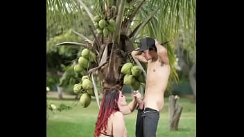 A small but delicious outdoor blowjob