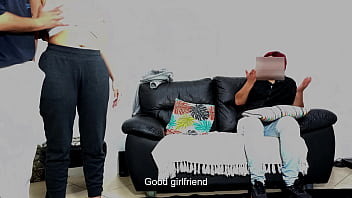 Stepfather tested his son's girlfriend in front of him