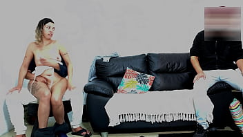 Stepfather tested his son's girlfriend in front of him