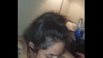 Latina sucks dick