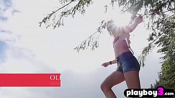 Sexy girls posed in front of a camera for they