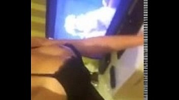 Hot blonde ass on webcam