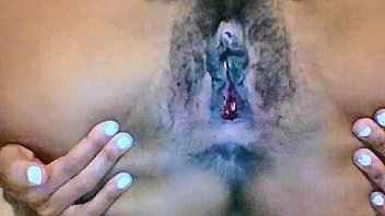 Yo enseñando mi menstruación