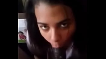 She swallows all the cum