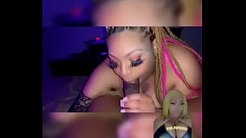 Vibrating tongue excites dick Vibrating tongue excites dick