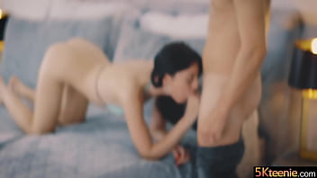 Petite Brunette Enjoys Being Put In All Positions For Nick's Big Dick thumbnail