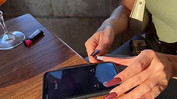 Brunette tourist with an angel face sucks my cock in the park