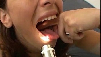 Girl throat gagging vomit puke puking and barf