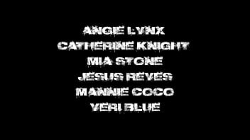 Angie lynx catherine knight mia stone tag teamed by 2 bbc & 1 white stud