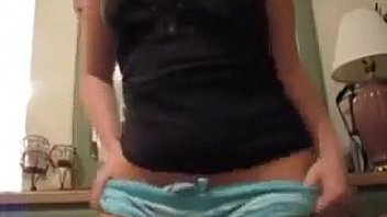 White girl shaking her cute ass