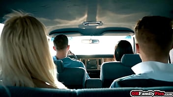 Small titted stepsis moaning on cock during travelling Small titted stepsis moaning on cock during travelling