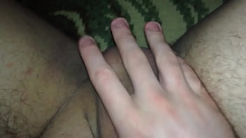 Skinny shaved amateur show his balls