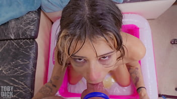 Anal petite whore most incredible deep face fucking tiny girl mells blanco has her holes used