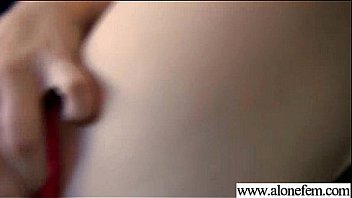 Alone horny girl insert all things in holes video 15