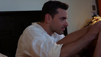 Scarlet red likes to watch her stud cum all over her sweaty tits sqf