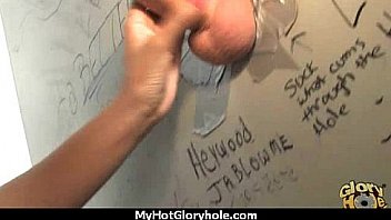 Black girl have surprise gloryhole 25