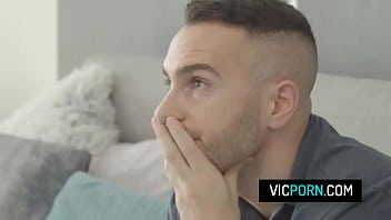 Married couple have rough sex on the couch