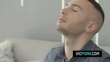 Married couple have rough sex on the couch