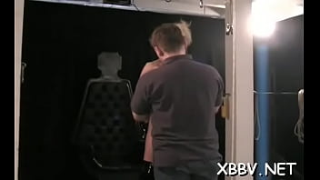 Aphrodisiac lady is playing with her nice tits