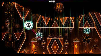 Verifico flamwall a 30 fps en geometry dash mientras me hago una paja